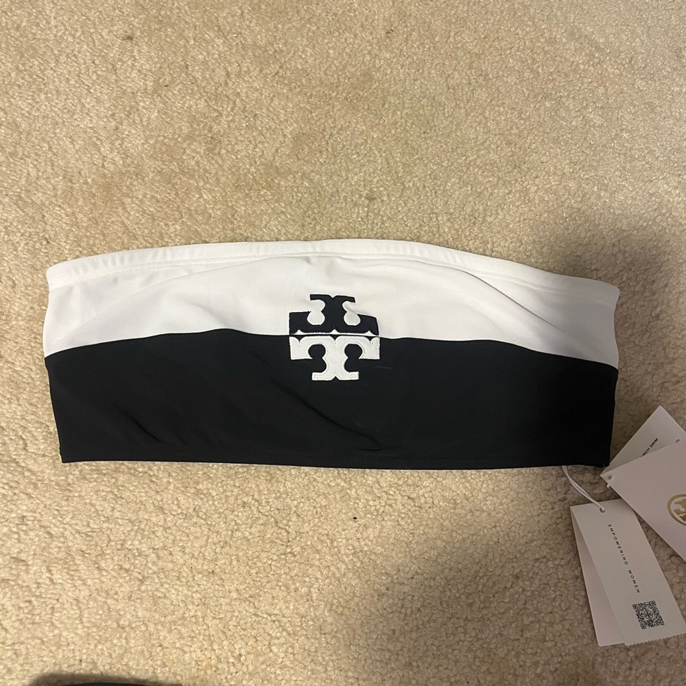 Tory Burch Bandeau Swim Top